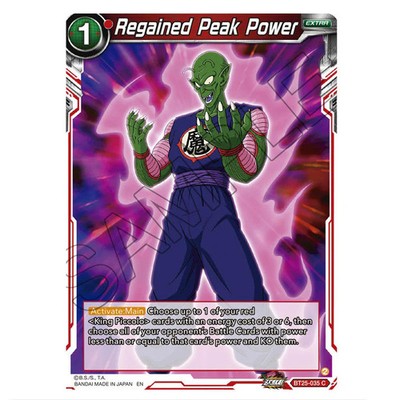 Dragon Ball Super - Legend of the Dragon Balls - Regained Peak Power - BT25-035