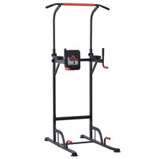 HOMCOM Stazione Fitness Multifunzione Macchinario Palestra 189-239cm