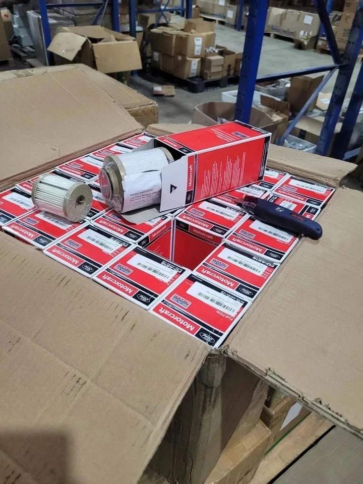 Filtro de combustible diésel Motorcraft FD-4616 (paquete de 3) - repuesto original OEM Foto 2 de 4