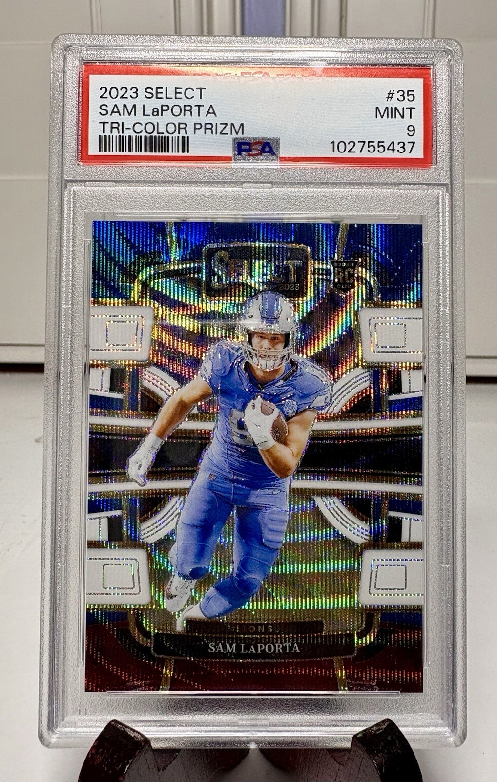 2023 Panini Select - Concourse Sam LaPorta #35 Tri-Color Prizm /259 (RC) 🔥