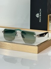 Maybach Visionist Sun 4.0 Rimless Geometric Sunglasses Gold Frame