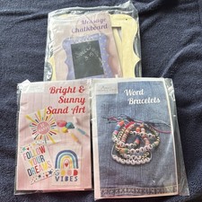 Annie  s Creative Girls Club Craft Kits - Sand Art Chalkboard Bracelets
