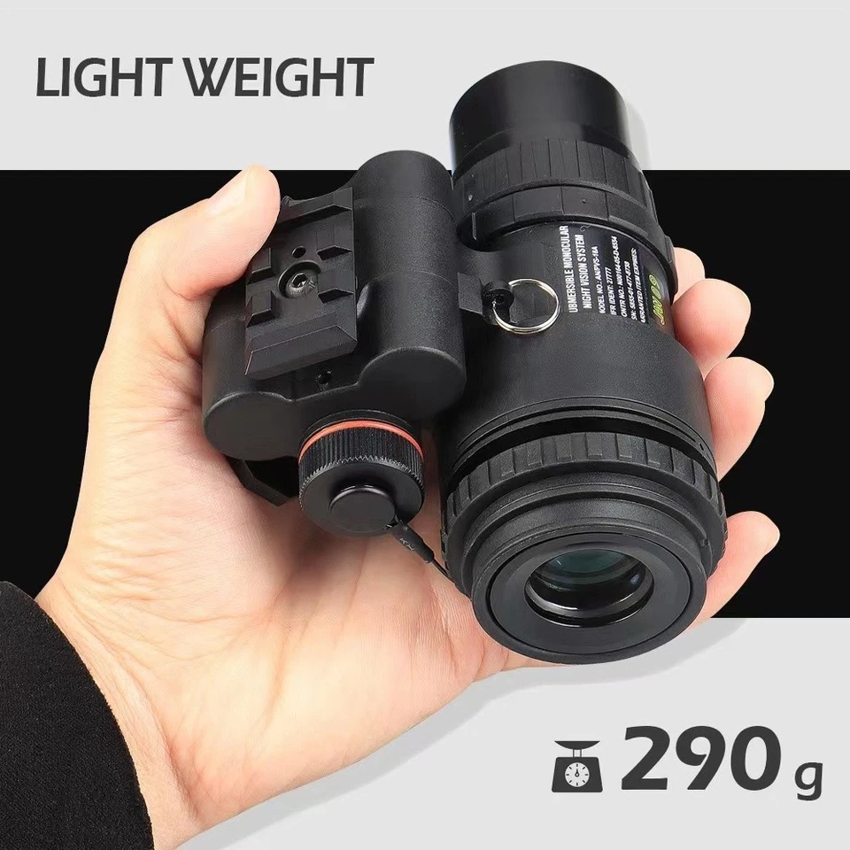 Vista de visión nocturna PVS18 NVG 1X32 mira digital infrarroja monocular de visión nocturna Foto 3 de 4