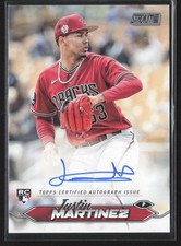 2024 Stadium Club #SCBA-JM Justin Martinez Autographs