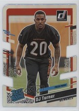 2023 Panini Donruss Rated Rookie Press Proof Silver Die-Cut 75/75 DJ Turner 14tx