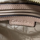 Calvin Klein Beige Monogram Logo Mini Backpack Bag Gold Hardware — photo 5