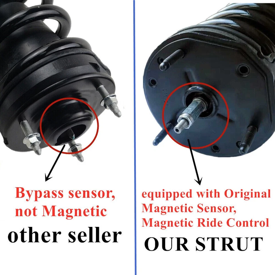 2x Front Shock Struts MagneRide For 2007-2014 Cadillac Escalade Chevy Tahoe GMC - Image 3 of 4