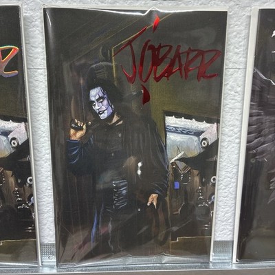 The Crow MegaCon 2026 Comic Trading Pack James O Barr Red Foil Sig LTD to 75