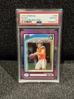 2024 Donruss Rated Rookie Bo Nix PSA 10 Gem  #369 Optic Preview Pink Prizm (RC)