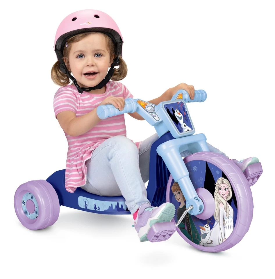 Triciclo Frozen Ride On con sonidos regalo para 1 2 3 años niños pequeños niños niñas Foto 2 de 3