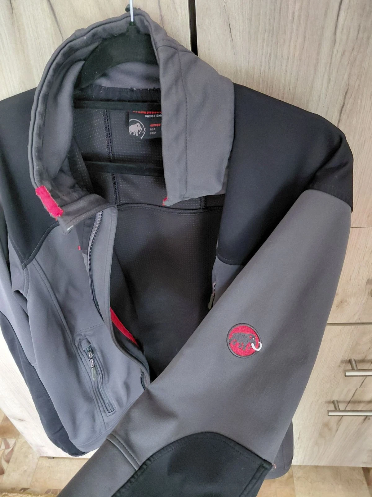 Men's Mammut Soft Shell Outdoor Jacket Size L image 8