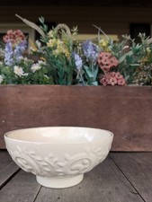 Vintage Royal Haeger USA Scroll Decorated Cre...
