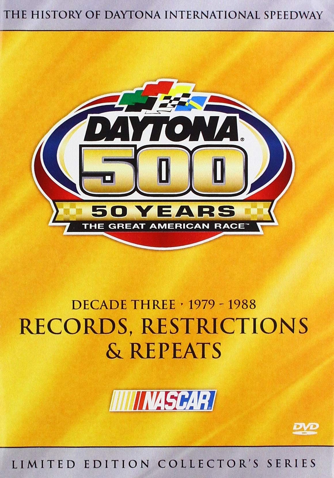 Daytona 500 History: Decade Three 1979-1988 (DVD) Bill Elliot Cale Yarborough
