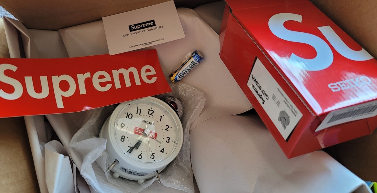 Supreme Seiko Two-Bell Alarm Clock (NEW) | eBay