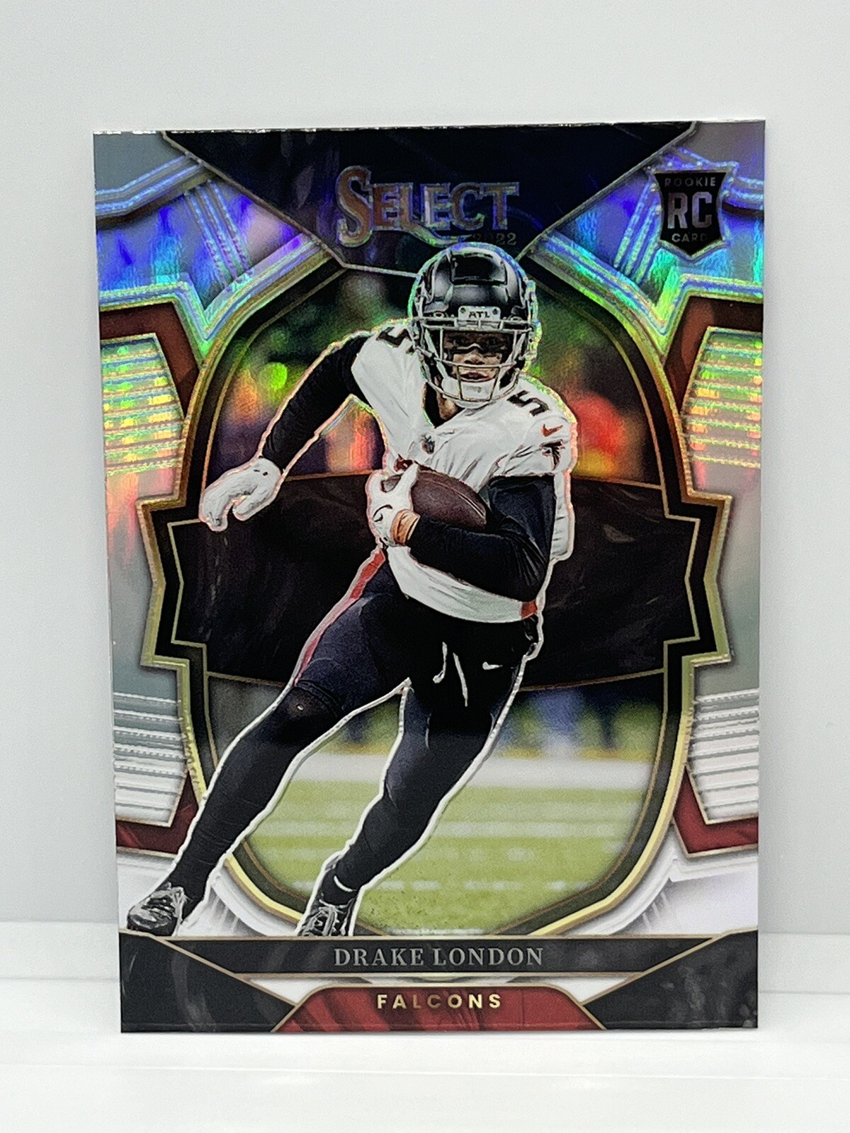 2022 SELECT FOOTBALL DRAKE LONDON SILVER CONCOURSE LEVEL ROOKIE RC ATL FALCONS