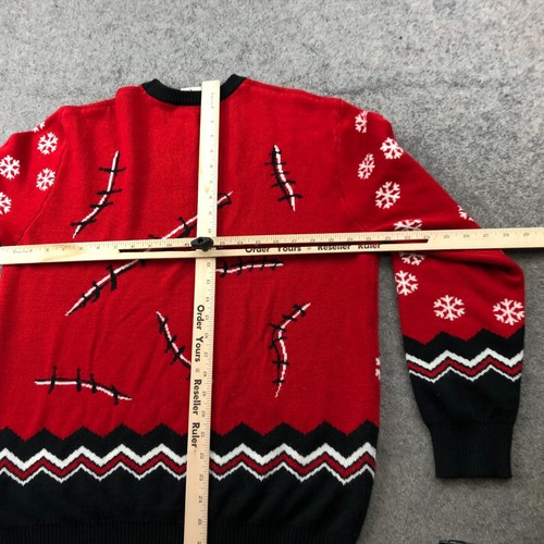 Chucky Child’s Play Sweater Large Snitches Get Stitches Ugly Christmas - Picture 8 of 9