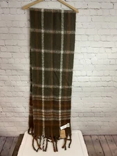 $36 Frye and Co Blanket Oversized Brown Scarf One Size NWT