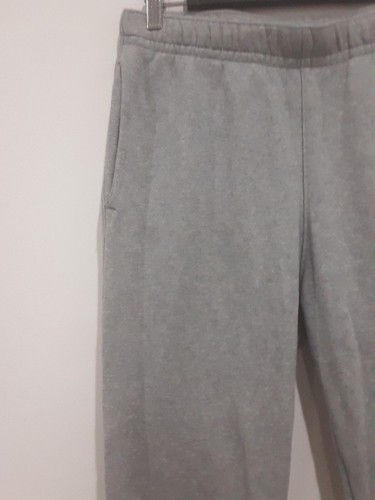 Nike Track Pants Men Size Small Grey Fleece Activewear Jogger drawstring - Picture 5 of 18