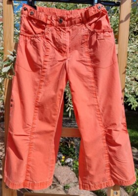 Sommerhose, MEXX, Mädchen, Gr. 122, Bund verstellbar, 7/8 Hose, orange, Taschen