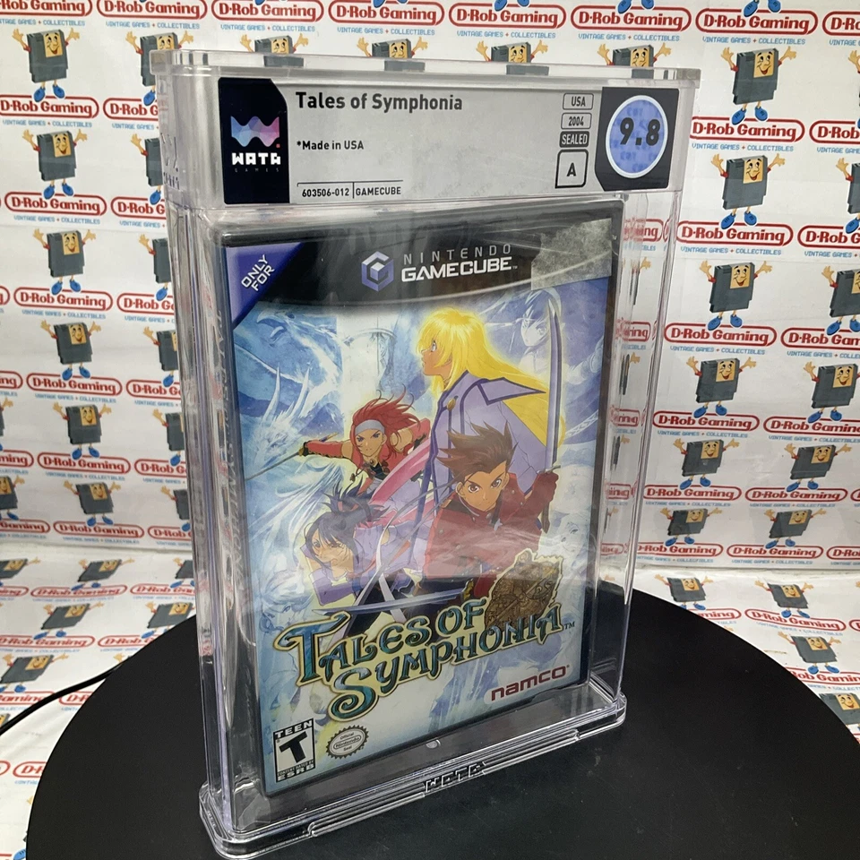 Tales of Symphonia New Sealed VGA WATA CGC Gamecube NES SNES N64 Black Label US - Image 2 of 4