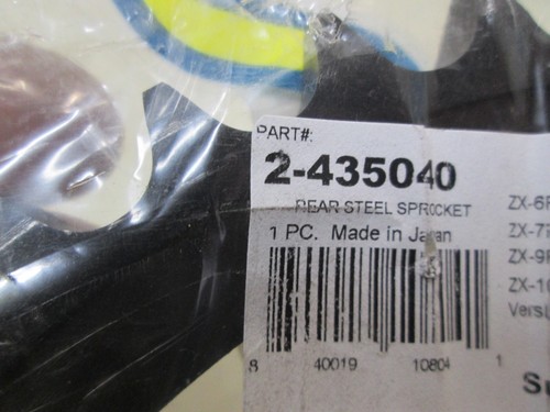 SUNSTAR SPROCKET - REAR STEEL BLACK - 40T 525 - ZX6R ZX6RR + MANY MORE - Picture 2 of 5