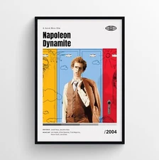Napoleon Dynamite Movie Poster Print, Wall Art - Unframed