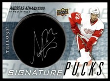 2016-17 Upper Deck Trilogy Signature Pucks Andreas Athanasiou Auto #SP-AA