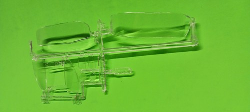 1957 Chevy Bel Air Hardtop 1/25 OLD REVELL TOOLING Glass Windshield Back Clear - 第 3/3 張圖片
