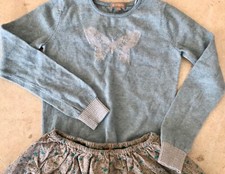 Ilovegorgeous Brand EEUC 6-7 Girls 2–piece Sweater, Skirt— So Elegant! Pretty!