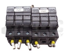 LOT OF 6 PHOENIX CONTACT UK10.3-CC FUSE HOLDER 30A 600V