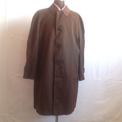 Manteau Vintage Homme Old England Nancy - Taille 54, Couleur Marron, Occasion Très Bon état