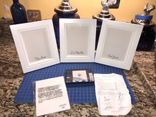 Pottery Barn Kids Hand Print Frame Kit Set of 3 Newborn 6 Months 1 Year New