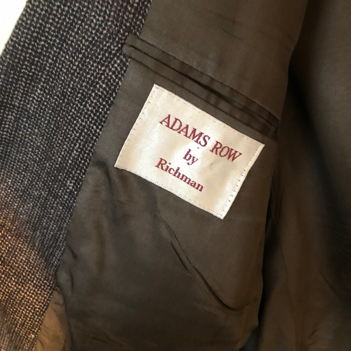 Vintage blazer Mens 44R Adams Row by Richman | eBay