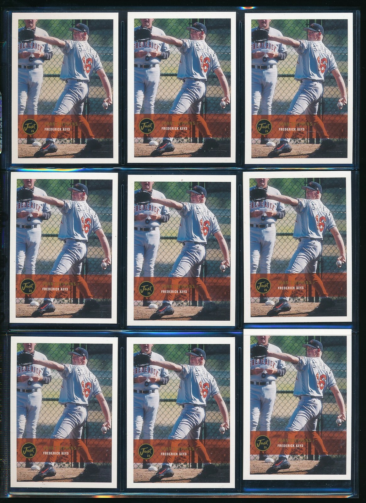 Lot (15) 2000 Just Justifiable 2K #280 John Stephens Frederick Keys (AM49) SWSW6