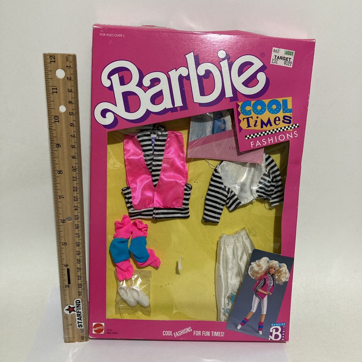 Barbie Cool Times Fashions #3322 1988 Mattel Vintage Clothes
