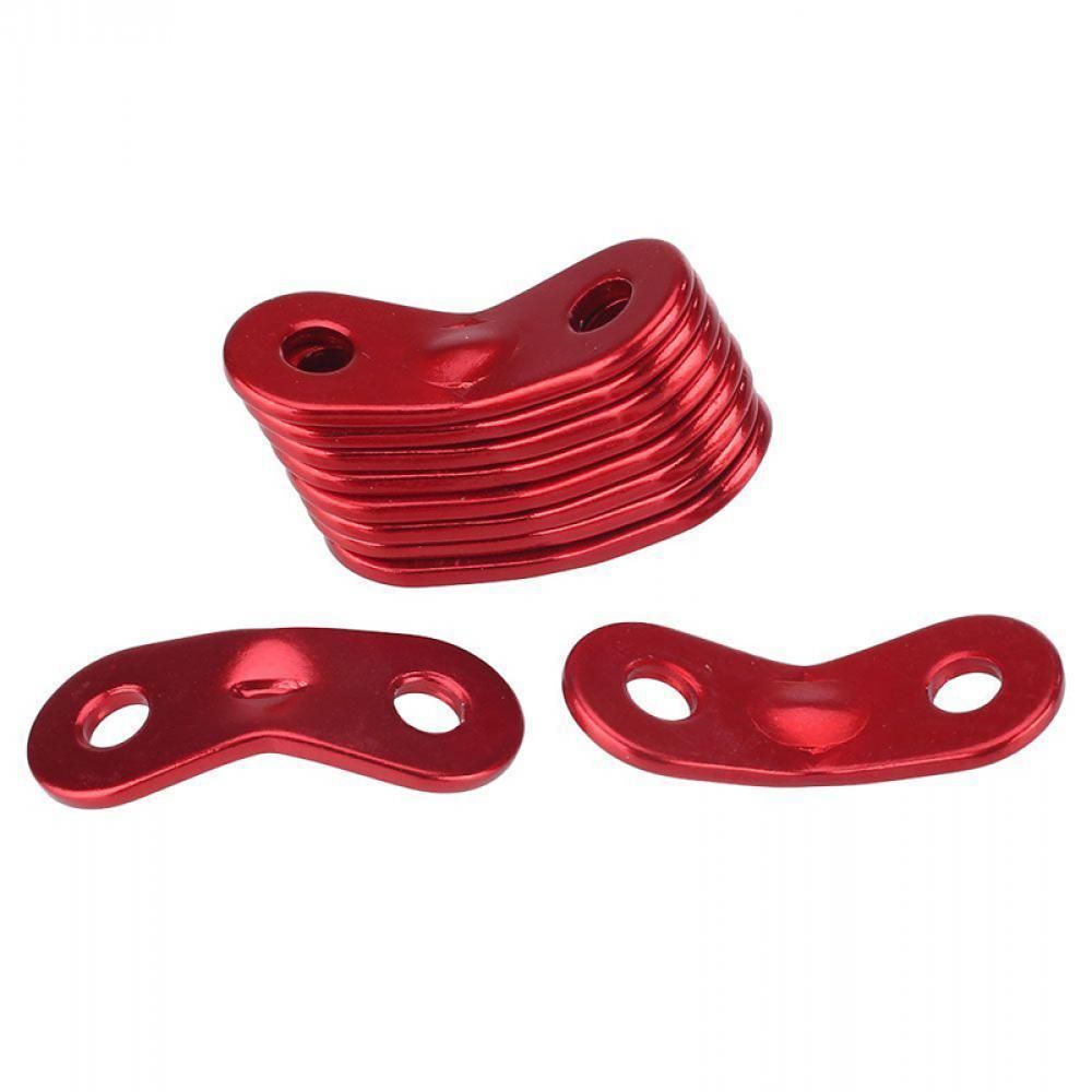 Tent Guy line Knot Tightening Double holse Rope Buckles Hook Fastener