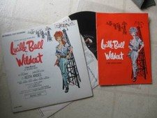 LUCILLE BALL 1960 "WILDCAT" ORGL VINTAGE CAST LP + BROADWAY MUSICAL SHOW PROGRAM