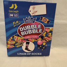 Sockopath Novelty Socks Dubble Bubble Unisex Fun Socks; Candy Socks