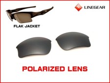 Lente polarizada LINEGEAR para chaqueta antiaérea Oakley - negro flash [FJ-FB-POLA]