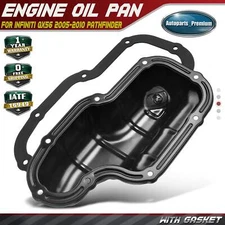 Engine Oil Pan w/ Gasket for Nissan Pathfinder Armada TITAN INFINITI QX56 5.6L