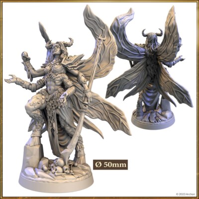 Miniature Yv'anda Wood Elf Guard - World Of Deuslair - Dungeons & Lasers G611 - Occasion