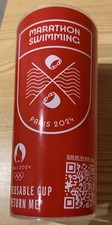 Sammelbecher Cup Coca Cola Collector Cup Olympia Paris 2024 Marathon Swimming