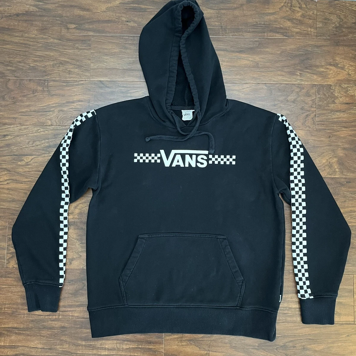 Vans overhead checkerboard sleeve hoodie sale