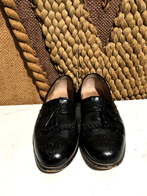 Bostonian Classics First Men Black Leather Tassel Wingtip  display picture 1