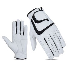 JL Golf 100% Cabretta Volllederhandschuhe - M...