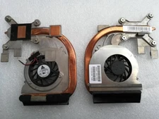 for HP COMPAQ CQ40 CQ45 DV4 Heatsink with Fan 575283-001 487355-001 For AMD DSC