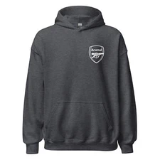 ARSENAL GUNNERS Football Hoodie Pocket/Back Logo Heavy Blend Hooded Sweatshirt