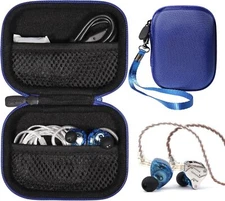CaseSack case for KZ ZS10 Pro, Linsoul 4BA+1DD 5 Driver in Ear Monitor, Blue 
