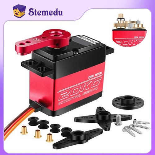 Digital Servo 20KG Waterproof Metal Gear 25T Steel Arm For RC Car Robot DIY Toys - Picture 1 of 17