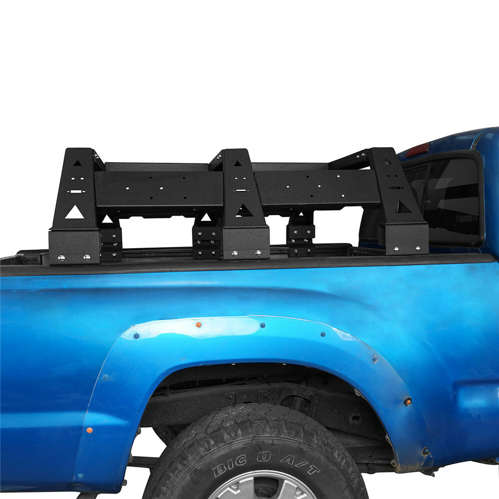Hooke Road 3rd Gen Tacoma Bed Rack With Tonneau Cover 6Pcs Bed